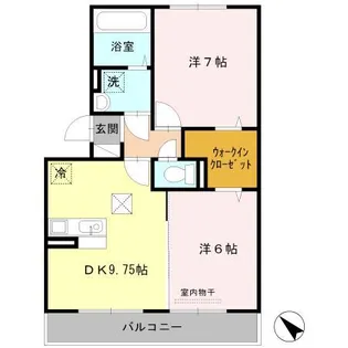 プラムビレッジⅡ【102号室】の間取り