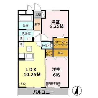 プリムローズ【1階】の間取り