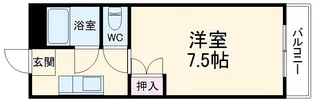 オーエスコーポ蔵前【2B号室】の間取り