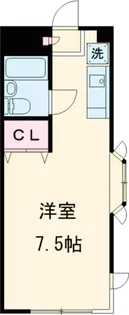 幸常館【401号室】の間取り