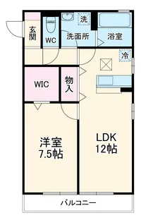 コルティーZ【1階】の間取り