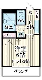 アイランドB【2階】の間取り