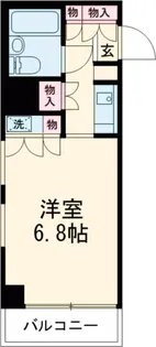 キューブ浜田山【3階】の間取り
