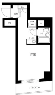 トップ尾久駅前【3階】の間取り