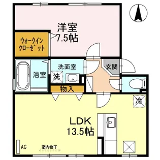 リビングタウン本庄C【1階】の間取り