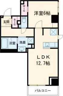 パークペルル池尻【4階】の間取り