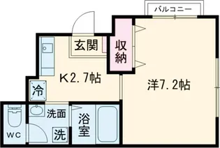 アールズコートⅡ棟【1階】の間取り