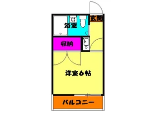 オーシャンパレス【2階】の間取り