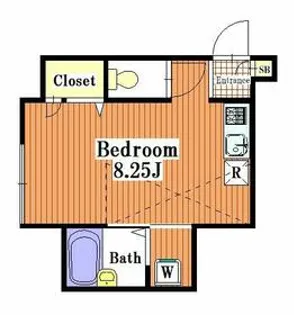 ハッピークローバー【2階】の間取り