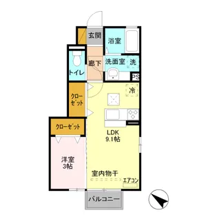 グランシャリオⅡ【1階】の間取り
