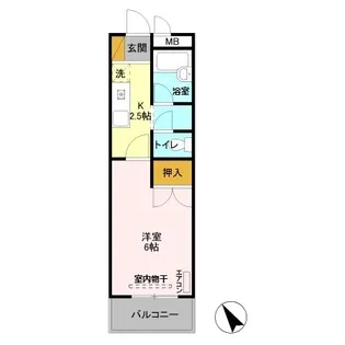 ラポール16【1階】の間取り
