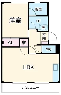 ダイアローグA棟【1階】の間取り
