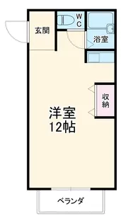 フォレスト【112号室】の間取り