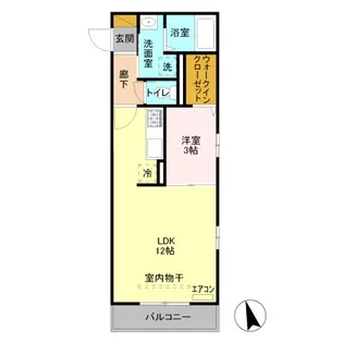 サンライズ上之【3階】の間取り