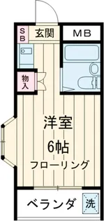エルヴィーナ中村橋【2階】の間取り