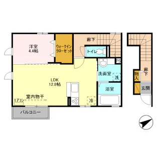 ルピナスB【1階】の間取り