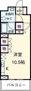 プロスペクトKALON三ノ輪【4階】の間取り