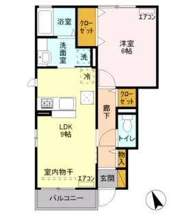 フォレスターナⅠ【1階】の間取り