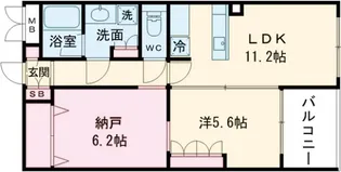 Maison Blanc【1階】の間取り