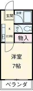 コーポ東海Ⅲ【205号室】の間取り