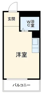 フォークビルアンドウ【3階】の間取り