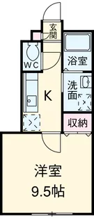 アンプルール リーブル グラシア【1階】の間取り