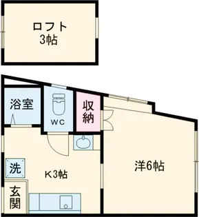アライハイツ【2階】の間取り