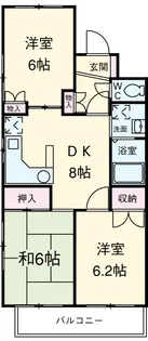 カスティージョ末広【4階】の間取り