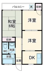 ガーデン五所塚【2階】の間取り