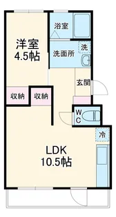熊谷団地【3階】の間取り