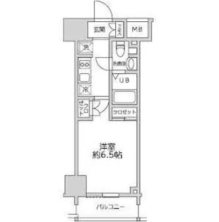 レジディア笹塚Ⅱ【14階】の間取り