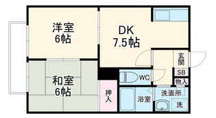 プレジオ宝町【1階】の間取り