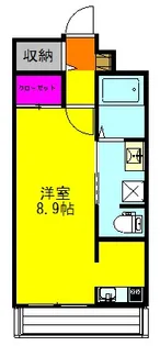 グリシーヌ【4階】の間取り