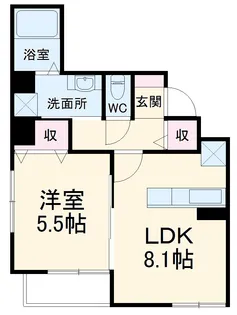 APLⅡ【1階】の間取り