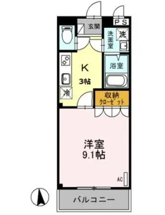 ODYSSEY【1階】の間取り