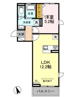 デルソーレ【3階】の間取り