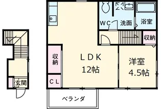 Harch寿【2階】の間取り