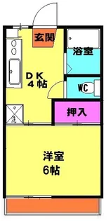 コーポ恵【102号室】の間取り