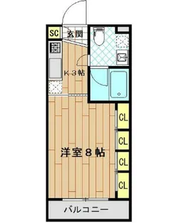 K’s City1【2階】の間取り