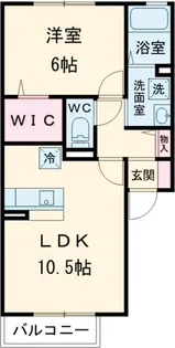 グリシーナ【2階】の間取り