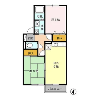 ファミール二池【2階】の間取り