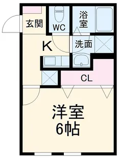プレシャス熊谷【1階】の間取り