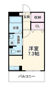 グランインカム曙【3階】の間取り