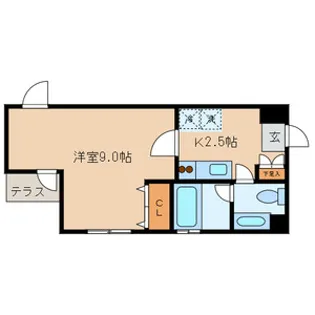 METRO.S.J.K【1階】の間取り