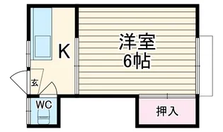 野村荘【2階】の間取り