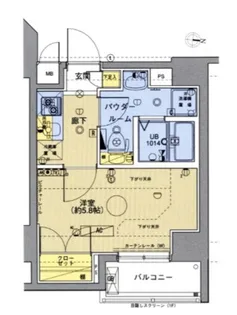 ベルグレードOM【2階】の間取り