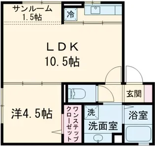 エミールコート西脇【2階】の間取り