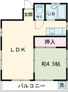 ファミリーハイツ秀【2階】の間取り