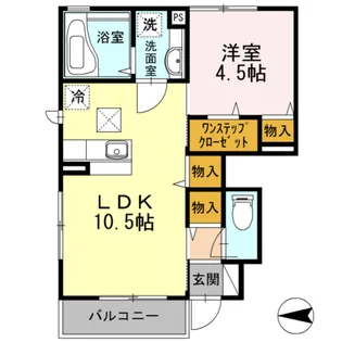 富士 二番館【1階】の間取り