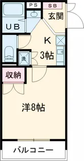 パインフィールド【1階】の間取り